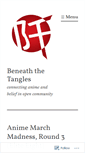 Mobile Screenshot of beneaththetangles.com