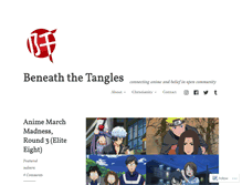 Tablet Screenshot of beneaththetangles.com